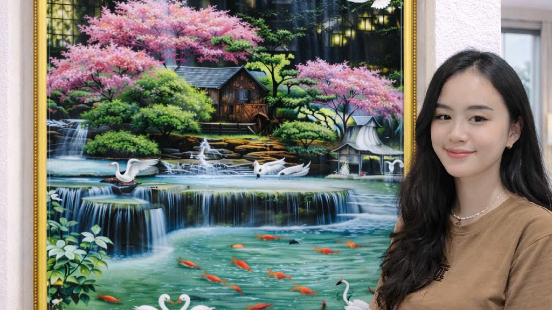 Tranh gạch 3D - Tranh trang trí 3D - Tranh kính 3d -Tranh treo tường 3D