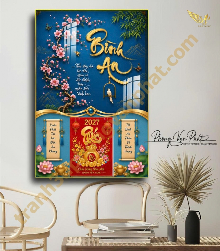 BỘ SƯU TẬP LỊCH GỖ TRÁNG GƯƠNG 2027 – MẪU MỚI CAO CẤP ĐÃ CÓ MẶT