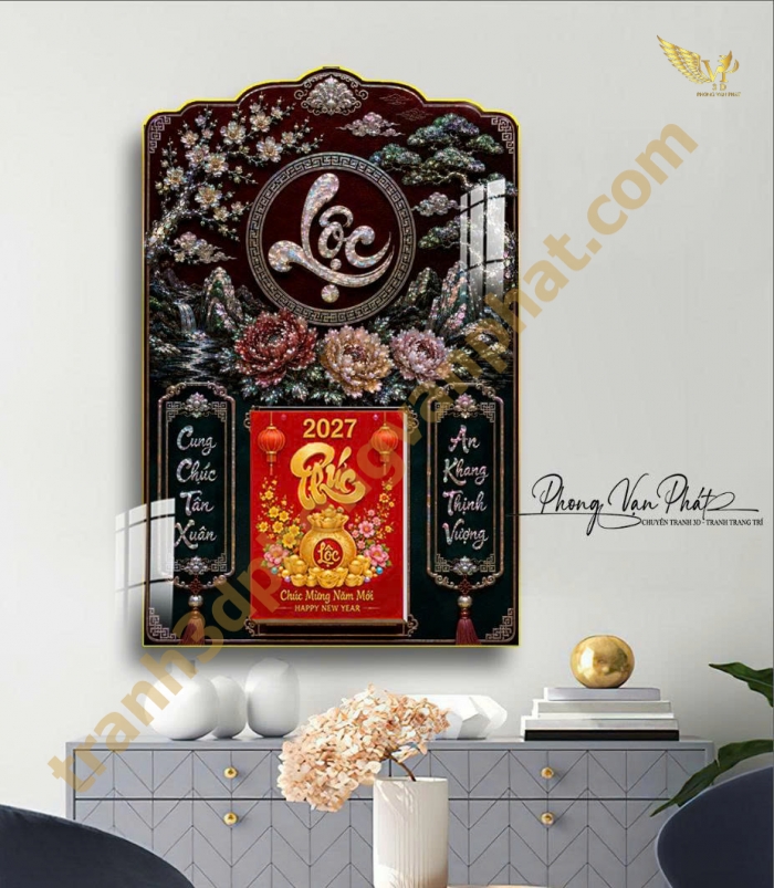BỘ SƯU TẬP LỊCH GỖ TRÁNG GƯƠNG 2027 – MẪU MỚI CAO CẤP ĐÃ CÓ MẶT