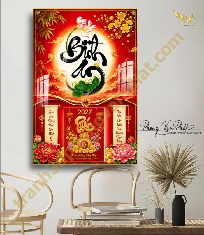 BỘ SƯU TẬP LỊCH GỖ TRÁNG GƯƠNG 2027 – MẪU MỚI CAO CẤP ĐÃ CÓ MẶT