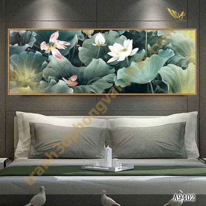 Tranh Hoa Sen Treo Tường Cao Cấp – Vẻ Đẹp Thanh Tao, Mang Tài Lộc Và Bình An