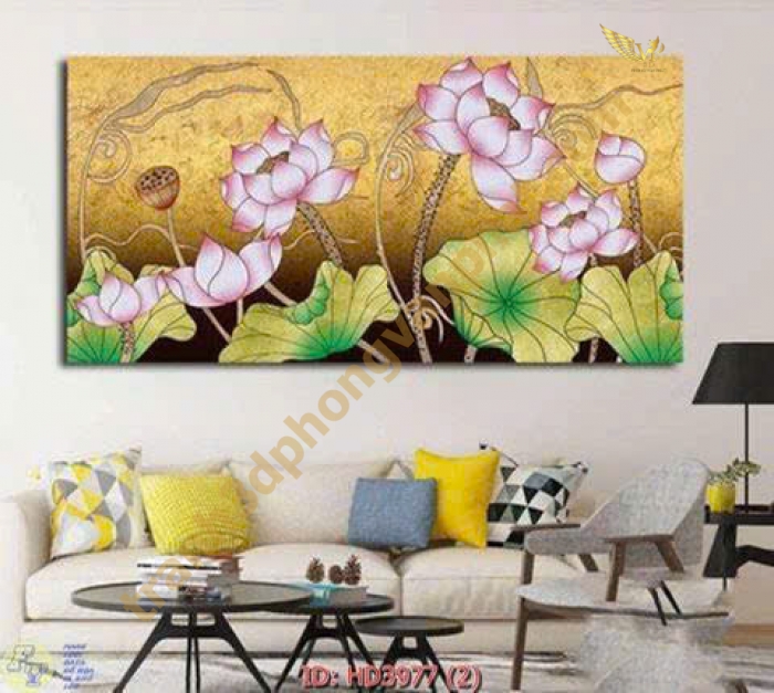 Tranh Hoa Sen Treo Tường Cao Cấp – Vẻ Đẹp Thanh Tao, Mang Tài Lộc Và Bình An