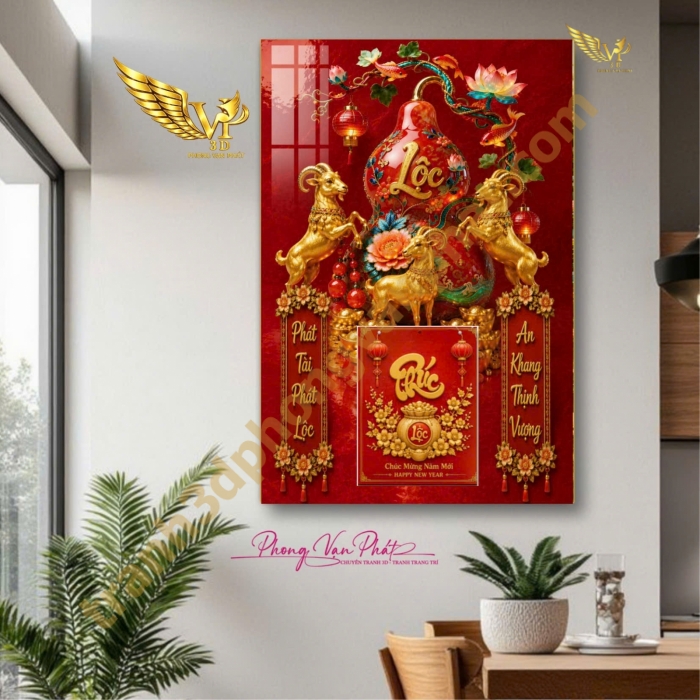 Đỉnh Cao Lịch Tết 2027: Lịch Gỗ Tráng Gương Đinh Mùi 3D Phong Vạn Phát
