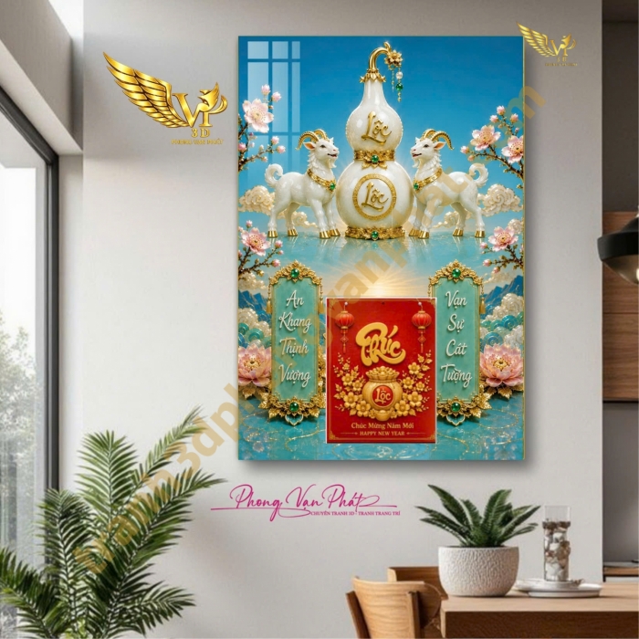 Đỉnh Cao Lịch Tết 2027: Lịch Gỗ Tráng Gương Đinh Mùi 3D Phong Vạn Phát