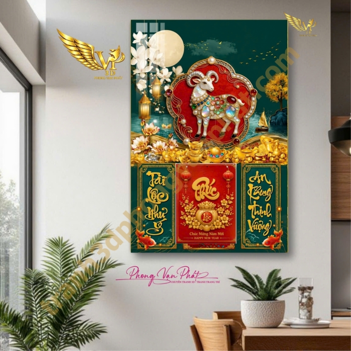 Đỉnh Cao Lịch Tết 2027: Lịch Gỗ Tráng Gương Đinh Mùi 3D Phong Vạn Phát