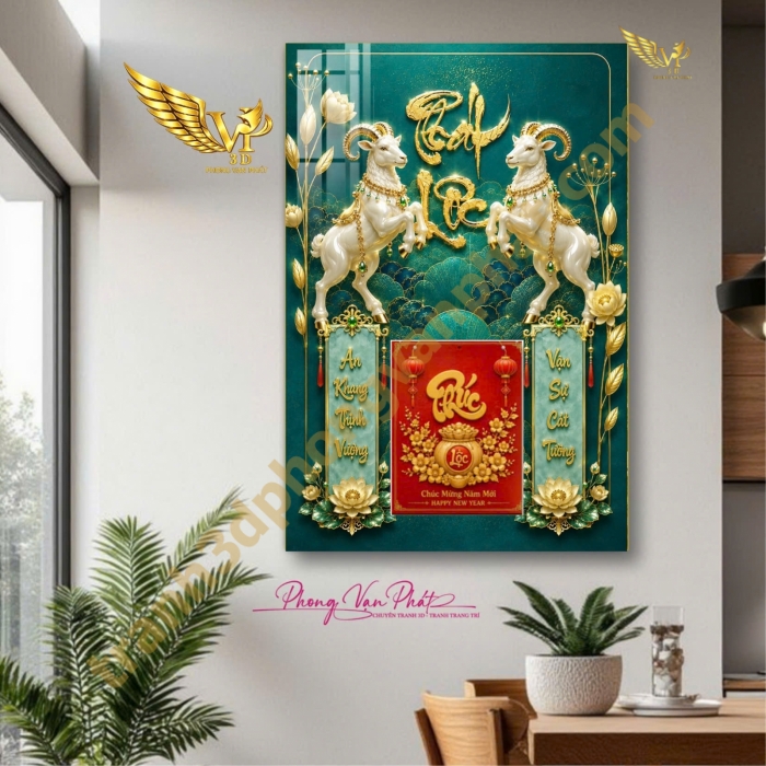Đỉnh Cao Lịch Tết 2027: Lịch Gỗ Tráng Gương Đinh Mùi 3D Phong Vạn Phát