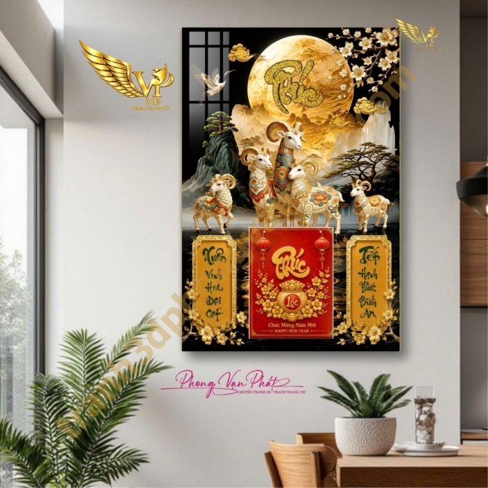 Đỉnh Cao Lịch Tết 2027: Lịch Gỗ Tráng Gương Đinh Mùi 3D Phong Vạn Phát