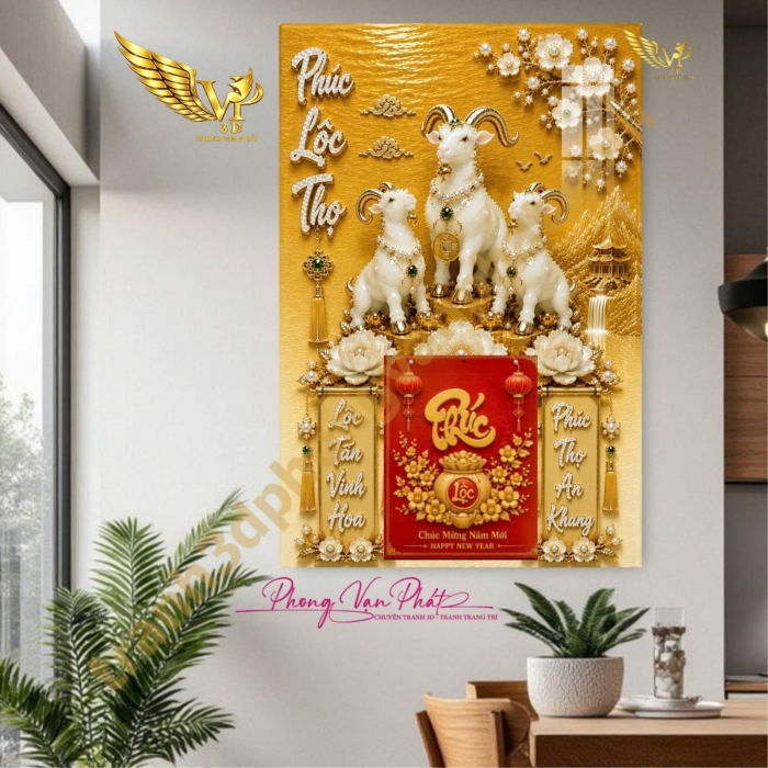 Lịch Tết 2027 Đinh Mùi – Lịch Gỗ Tráng Gương Phong Vạn Phát Cao Cấp