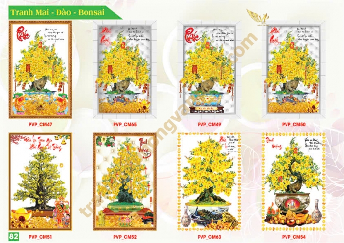 Tranh Hoa Mai Vàng – Vẻ đẹp rực rỡ và ý nghĩa trong đời sống người dân miền Nam