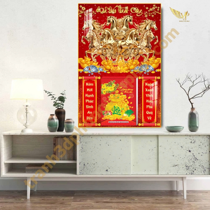 LỊCH GỔ TRÁNG GƯƠNG TREO TƯỜNG 2026