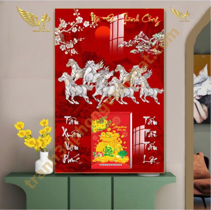 Lịch gổ tráng gương - Thiết kế và in lịch tết theo yêu cầu