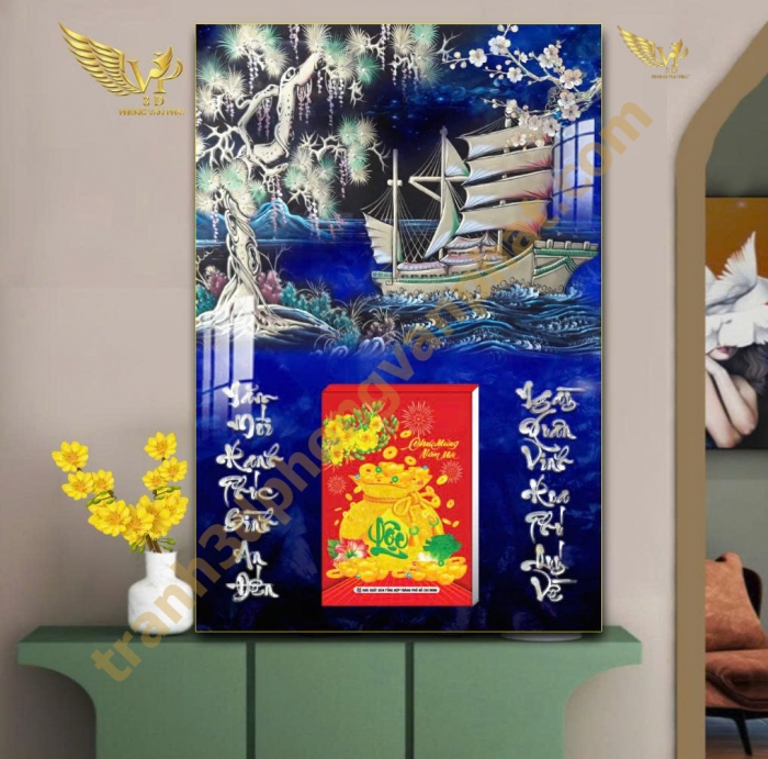 Lịch gổ tráng gương - Thiết kế và in lịch tết theo yêu cầu