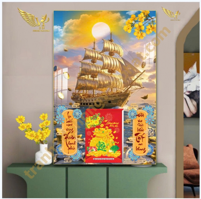 Lịch gổ tráng gương - Thiết kế và in lịch tết theo yêu cầu