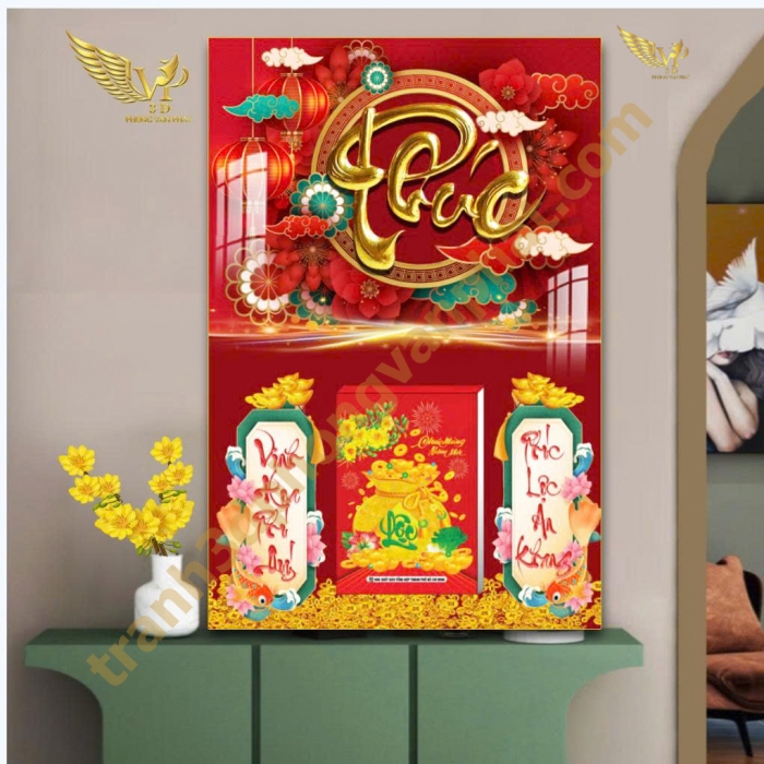 Lịch gổ tráng gương - Thiết kế và in lịch tết theo yêu cầu