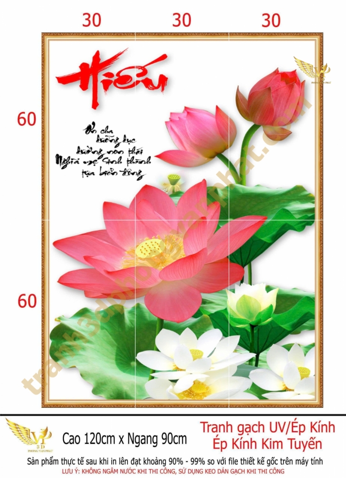 tranh gạch 3d hoa mai