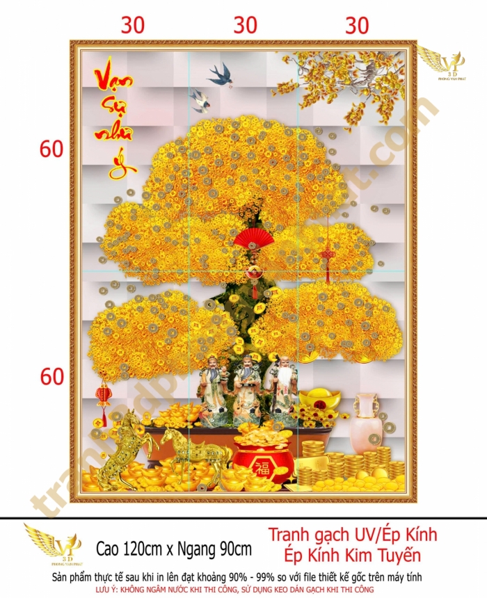 TRANH KÍNH 3D NGHỆ THUẬT – SẮC NÉT HOÀN HẢO, SANG TRỌNG VƯỢT TRỘI