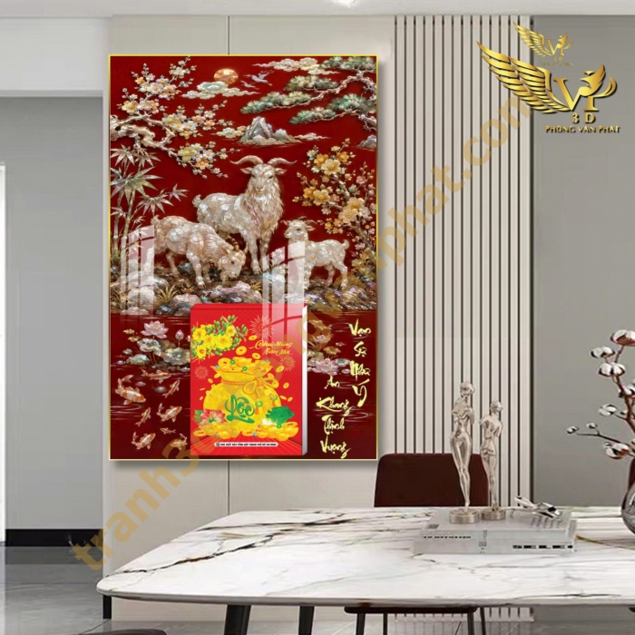 Lịch Gỗ Tráng Gương Đinh Mùi 2027