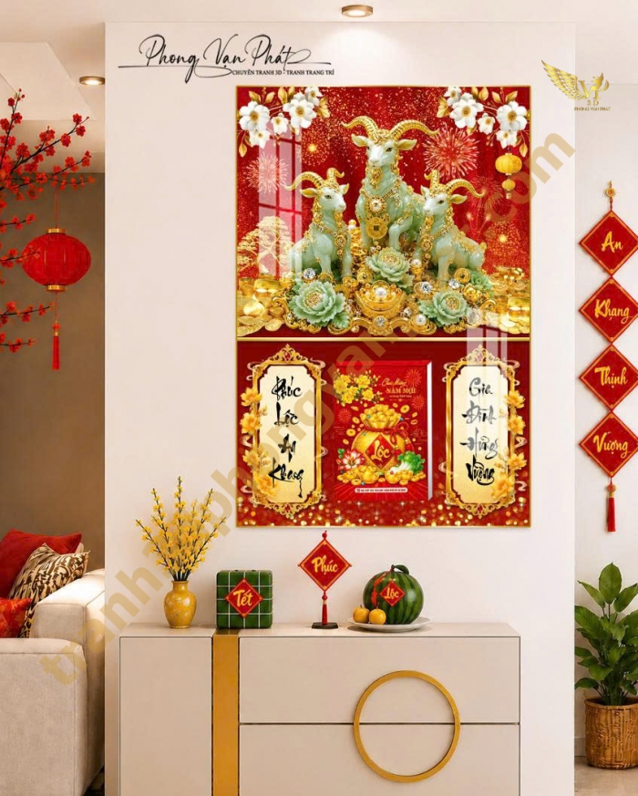 Lịch gổ tráng gương đinh mùi 2027 - Thiết kế lịch theo yêu cầu